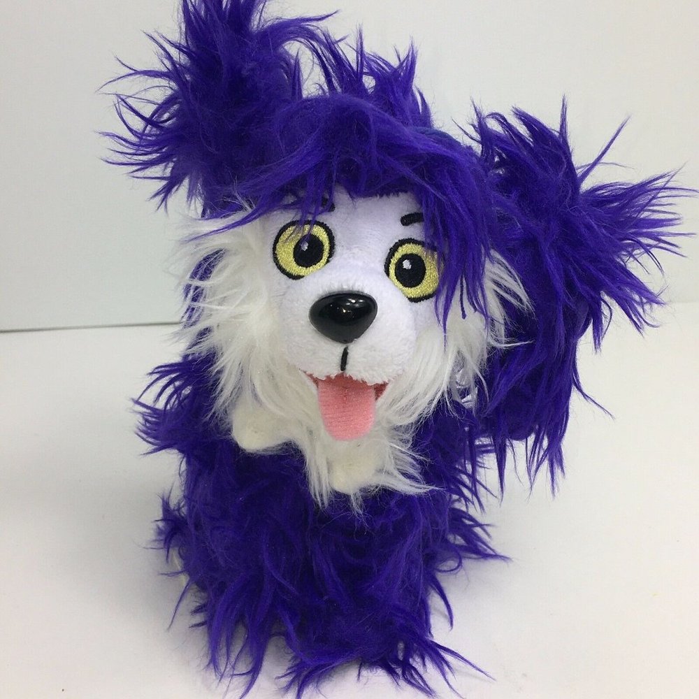 Disney Jr Plush Vampirina Wolfie Dog Just Play Bean Stuffed Animal Vampire 6"